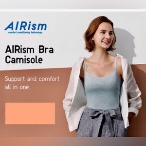 Uniqlo AIRism bra camisole - XS